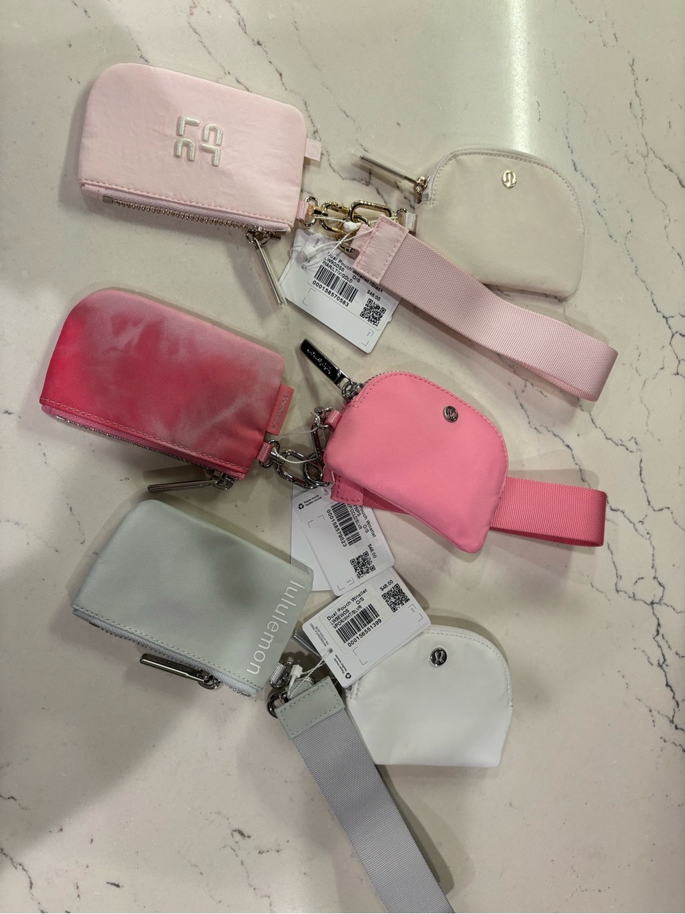 lululemon Dual Pouch Wristlet - Choose Color!! Hard to Get —Silver Hardware NWT